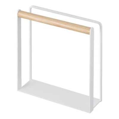 Image of Yamazaki 4412 Tosca Napking Holder, Wood, White
