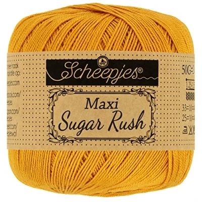 Image of Scheepjes Maxi Sugar Rush 249 Saffron Yarn 1x50g
