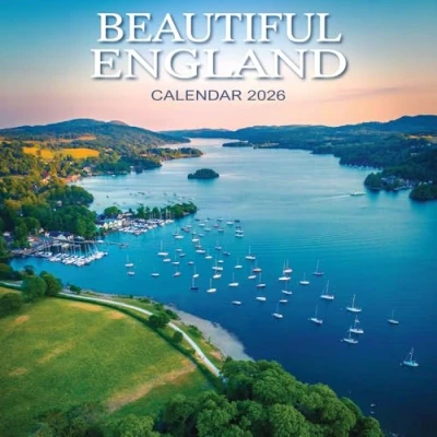 Image of 2026 England Calendar: Beautiful Square Wall Calendar Month to View 12 Months