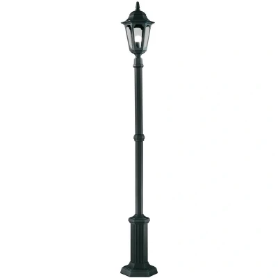 Image of Parish 1 Light Outdoor Lamp Post Black IP44, E27