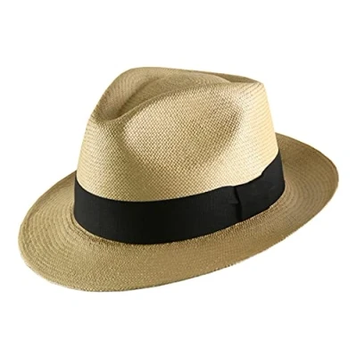 Image of Classic Italy Panama Hat Cubano Size 54 cm Beige