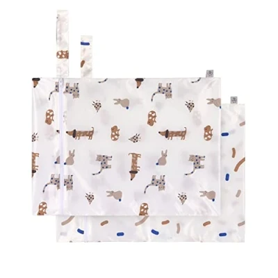 Image of LÄSSIG Reusable Wet Bag 2 Pieces/Wet Little Mateys Royal Blue