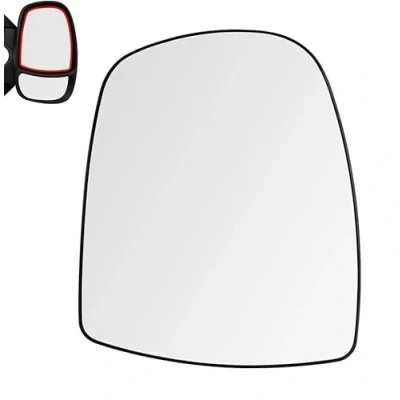 Image of Wing Mirror Glass for Vivaro 2001 2002 2003 2004 2005 2006 2007 2008 2009 2010 2011 2012 2013 2014 Right Hand Side