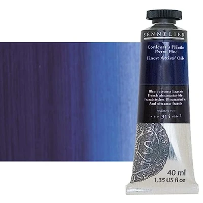 Image of New 40ml Artist Oil French Ultramarine Blue Series 2