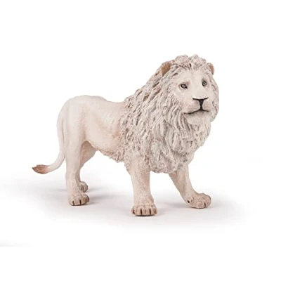 Image of Papo WILD ANIMAL KINGDOM Figurine, 50185 Large White Lion, Multicolour