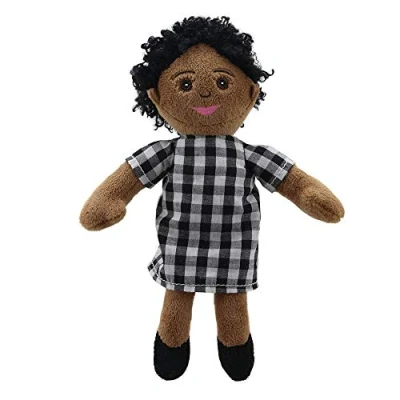 Image of The Puppet Company Finger Characters Mum (Checked Outfit)