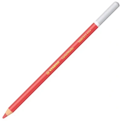 Image of STABILO Chalk Pastel Pencil CarbOthello Pack of 1 Carmine Red Middle