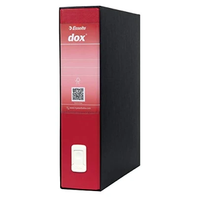 Image of Esselte Dox 1 Class Box Lever Arch File, A4. Red
