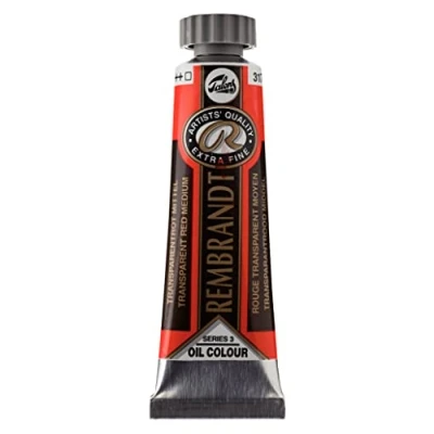 Image of Rembrandt Oil Colour Tube 15 ml Transparent Red Medium 317