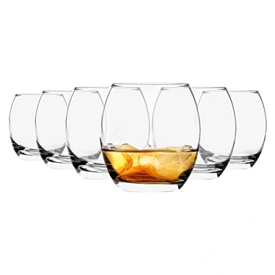 Image of 6x 405ml Tondo Whisky Glasses By Argon Tableware