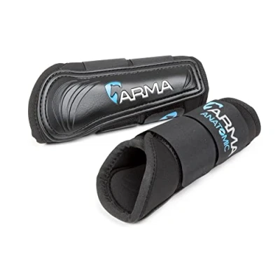 Image of Shires Arma Neoprene Brushing Boots in Black EXTRA Fulll,