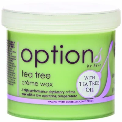 Image of Hive Options Tea Tree Cream Wax with Natural Antiseptic Qualities 425g