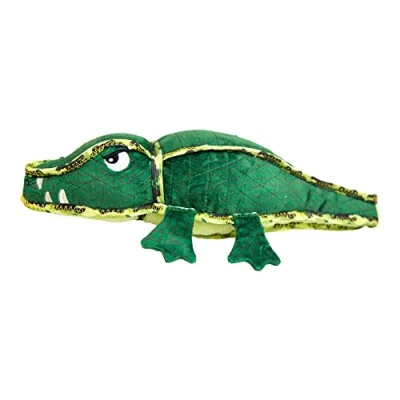 Image of Outward Hound Xtreme Seamz Alligator Squeaky Dog Toy Reinforced Dense Stuffing Plush