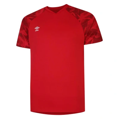 Image of Umbro Childrens Unisex Childrens/Kids Atlas Jersey (Vermillion/Jester Red) Size 13Y