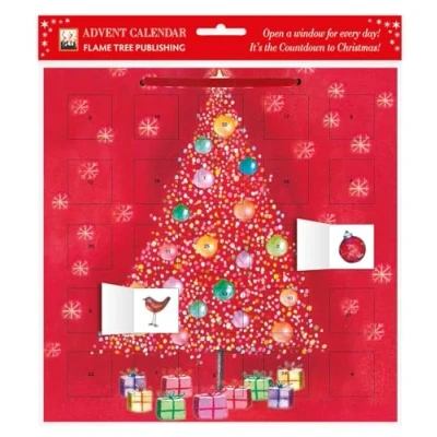 Image of Bauble Tree advent calendar (with stickers) (Flame Publishing)