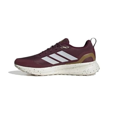 Image of adidas Performance Runfalcon 5 Trail running shoes, Men&#039;s, Size: 6, Maroon/footwear white/bronze strata Textile/synthetics