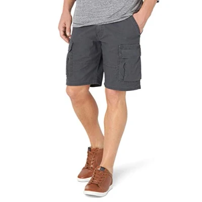 Image of Wrangler Authentics Men&#039;s Classic Cargo Stretch Short, Anthracite, 36