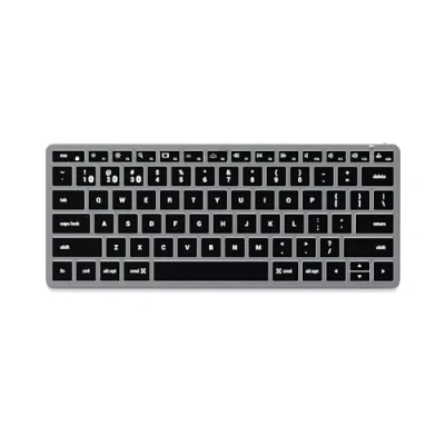 Image of Satechi Slim X1 Bluetooth Backlit Keyboard Illuminated Keys &amp; Multi Device Sync For M2/ M1 MacBook Pro/Air, iPad M2 Mac Mini, iMac (US English Layout)