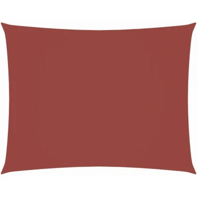Image of vidaXL Sunshade Sail Oxford Fabric Rectangular 2x3.5 m Terracotta