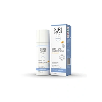 Image of SIRIDERMA Care Basic Baby and Children&#039;s Cream Fragrance 50 ml Skin for Sensitive, Dry Flaky Also Acne