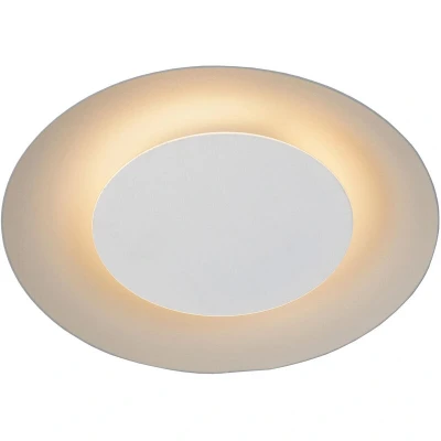 Image of Lucide FOSKAL Flush Ceiling Light Ø 21,5 cm LED 1x6W 2700K White