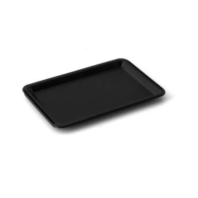 Image of 4.5&quot; x 6.5&quot; Deluxe Tip tray Plain Black