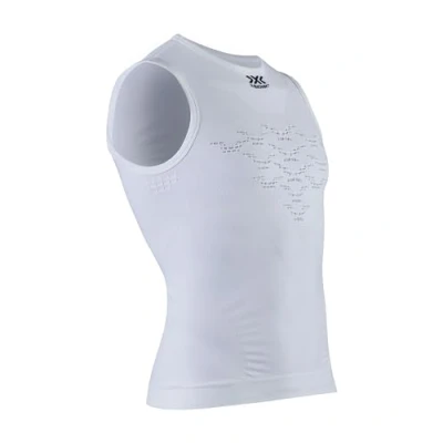 Image of X BIONIC Men Energizer 4.0 Light Singlet T shirt Opal Black/Arctic White, Medium