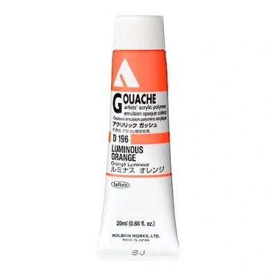 Image of Holbein Acryla Gouache Luminous Orange (C) 20ml