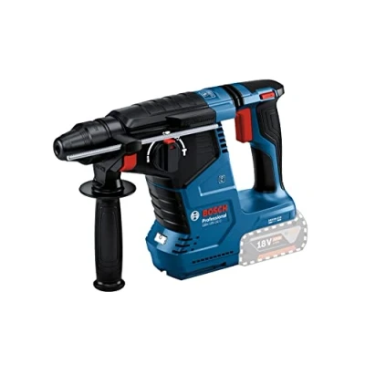 Image of Bosch Professional 18V System Cordless Rotary Hammer GBH 24 C (with SDS Plus, Without Batteries and Charger, Auxiliary Handle)