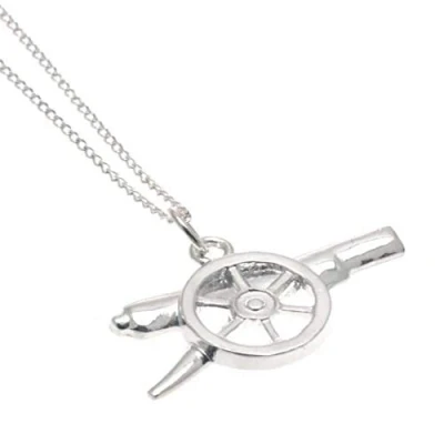 Image of Arsenal F.C. Sterling Silver Pendant &amp; Chain GN