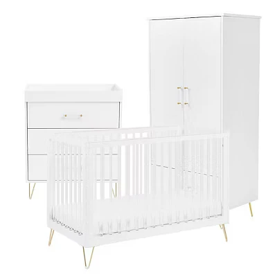 Image of Babymore Kimi Acrylic 3 Piece Nursery Room Set