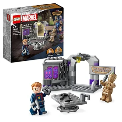 Image of LEGO 76253 Marvel Guardians of the Galaxy Headquarters Volume 3 Set with Groot and Star Lord Minifigures, Super Hero Building Toy for Kids, Girls Boys 7 up