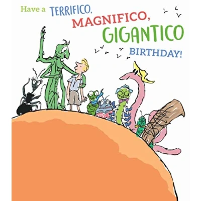 Image of Roald Dahl RD004 James and The Giant Peach Card Multi Colour,180x160mm