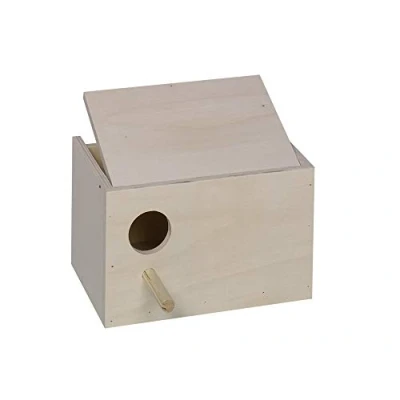 Image of Nobby Budgie Nesting Box Hole Left; 22 x 16 14 cm