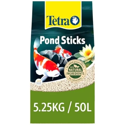 Image of Tetra pond Fish Food Sticks biologically balanced for fish, 50L/5250g