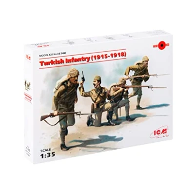 Image of ICM 1:35 Turkish Infantry (1915 1918) 4 Figs