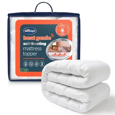 Image of Silentnight Heat Genie Self Heating Mattress Topper Super King