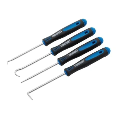 Image of Draper 09042 Mini Hook and Pick Set, 165mm (4 Piece), Blue