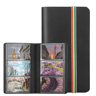 Image of Yinke Photo Album 108 Pockets Compatible with Fujifilm Instax Mini 11 9 8 LiPlay/Instax Link/Kodak Zinc/Mini Shot/Polaroid Zinc/HP Sprocket Paper 3 Inch Film