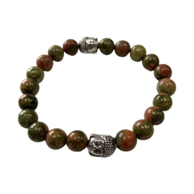 Image of VIE Buddha Bracelet (Unakite)