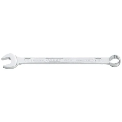 Image of HAZET 600NA 1/4 105 mm 12 Point Profile Combination Wrench Chrome Plated