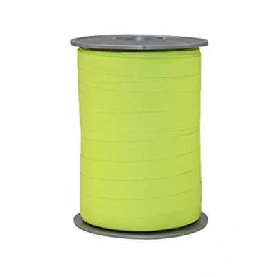 Image of C.E. Pattberg Präsent Bicolour Curling Ribbon Lime Light Green 10 mm width, 200 m length
