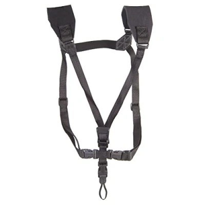 Image of Neotech Soft Harness, Loop Attachment Saxophone Strap (2501272) Black