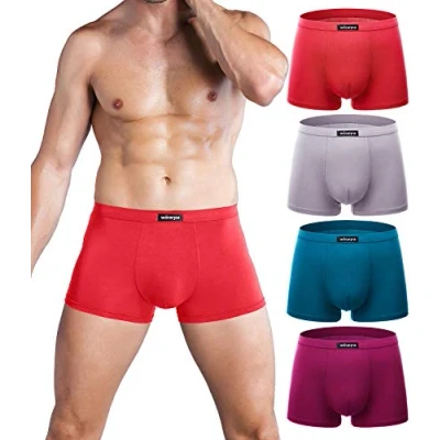 Image of wirarpa Mens Mirco Modal Underwear Trunks Soft Boxer Shorts Gents Microfibre Underpants Multipack Size 3XL