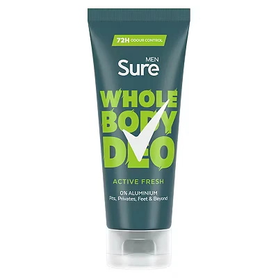 Image of Sure Men Active Fresh 72hr Whole Body Deodorant Cream 75ml