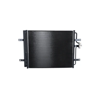 Image of 5QE816411, 5QE816411J, 5QE816411L Condenser NRF 350549 with dryer, seal ring 13,8mm 11,8mm 580mm VOLKSWAGEN: Golf 7