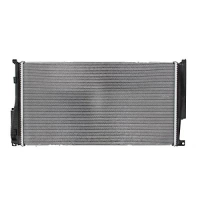 Image of 17117600518, 17118482946, 17118673373, 7600518, 8482946 Engine radiator VALEO 735612 Aluminium 600mm 329mm 34mm Brazed cooling fins BMW: 4 Coupe