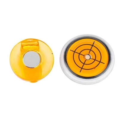 Image of Dwawoo Golf Ball Marker Hat Clip, Target Pattern Clip Level Accessories(Orange) Leisure Sport
