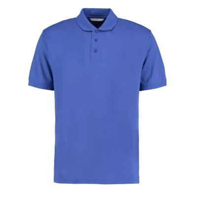 Image of Kustom Kit Mens Short Sleeve Polo Shirts, Royal Blue, X Large. KK403