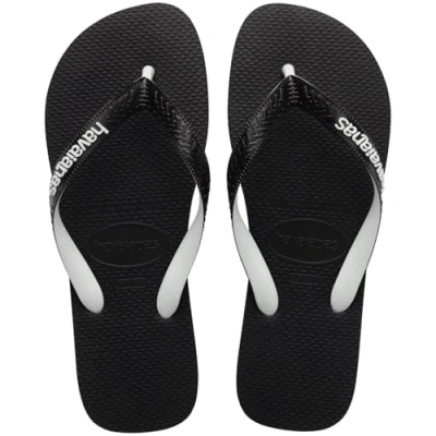 Image of Havaianas Unisex Top Mix, Black/Black, 9/10